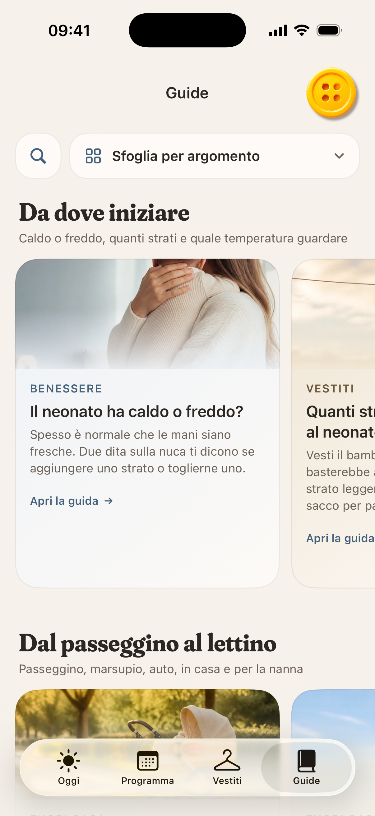 Guide per capire se il bambino ha caldo o freddo e quanti strati mettere