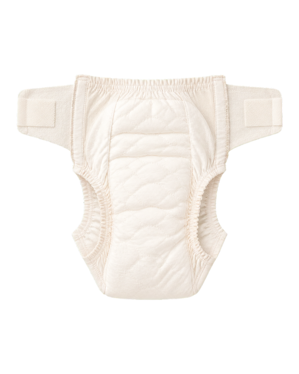 Diaper as a clothing layer