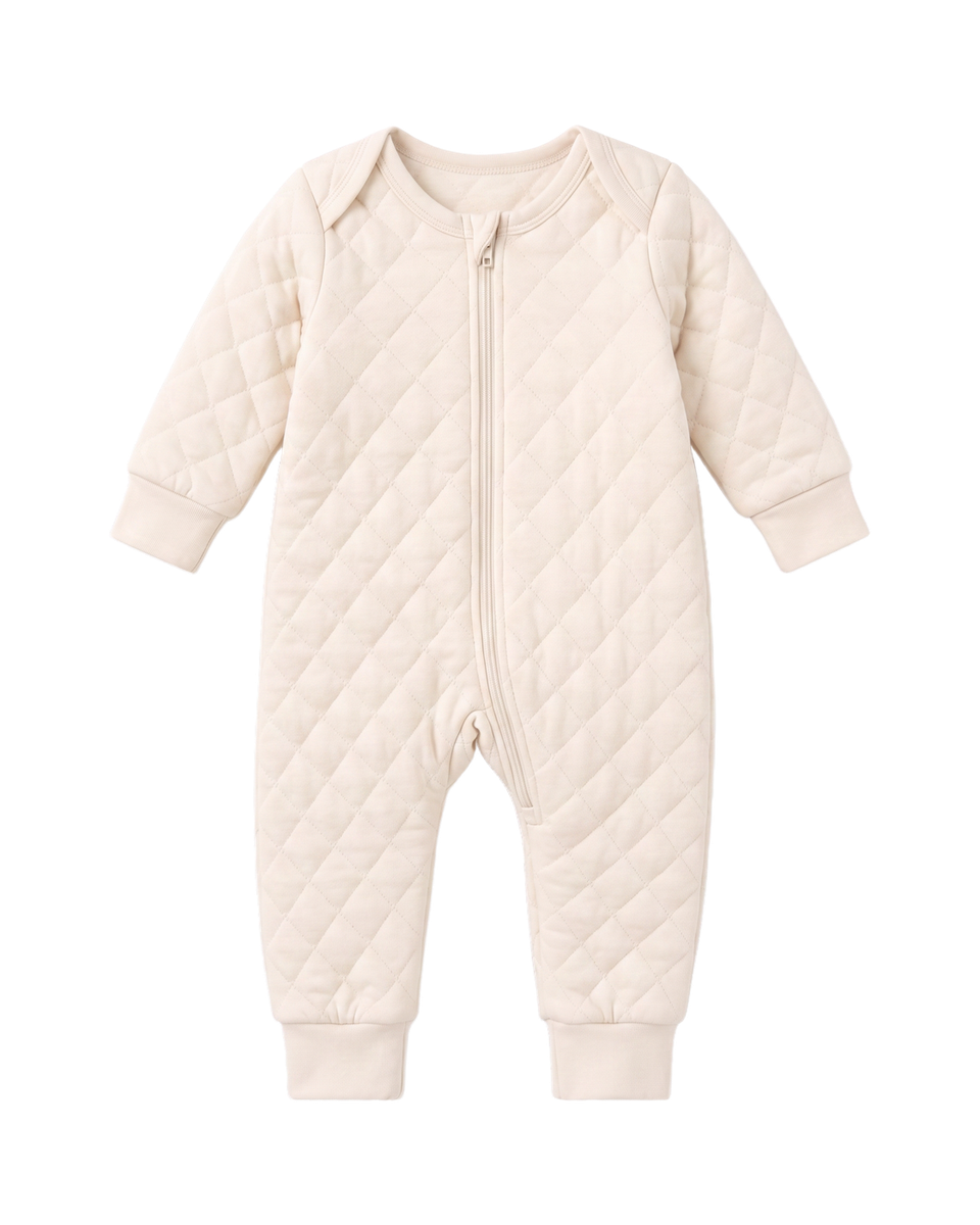Quilted sleepsuit