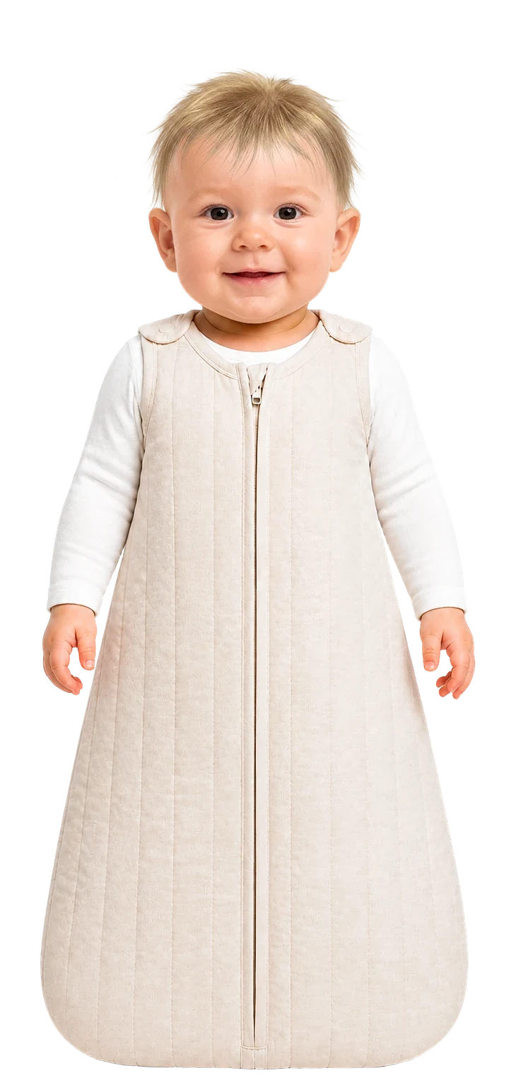 La ropa para dormir: pelele y saco de dormir de 2,5 TOG